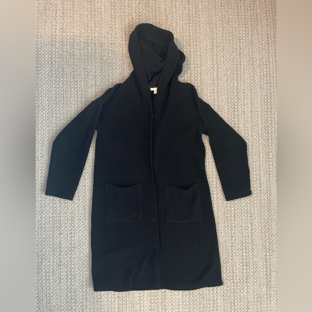 Eileen Fisher Black Knit Cardigan